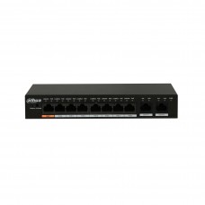 PoE adapteris 220V 72W Gigabit 8 išėjimai Dahua TTPFS3010-8ET-96